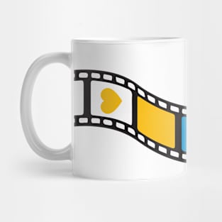 Film Strip - Polyamory Pride Mug